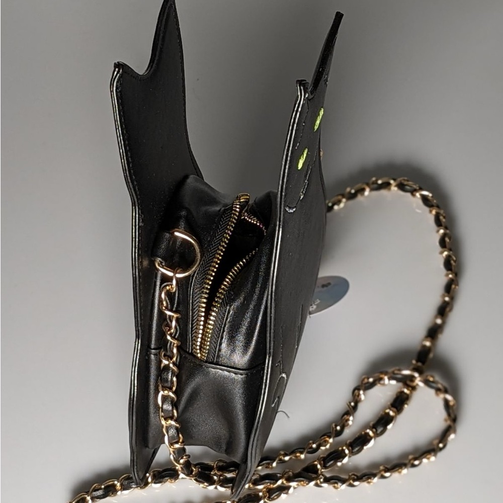 NWT black cat crossbody bag - Picture 4 of 4